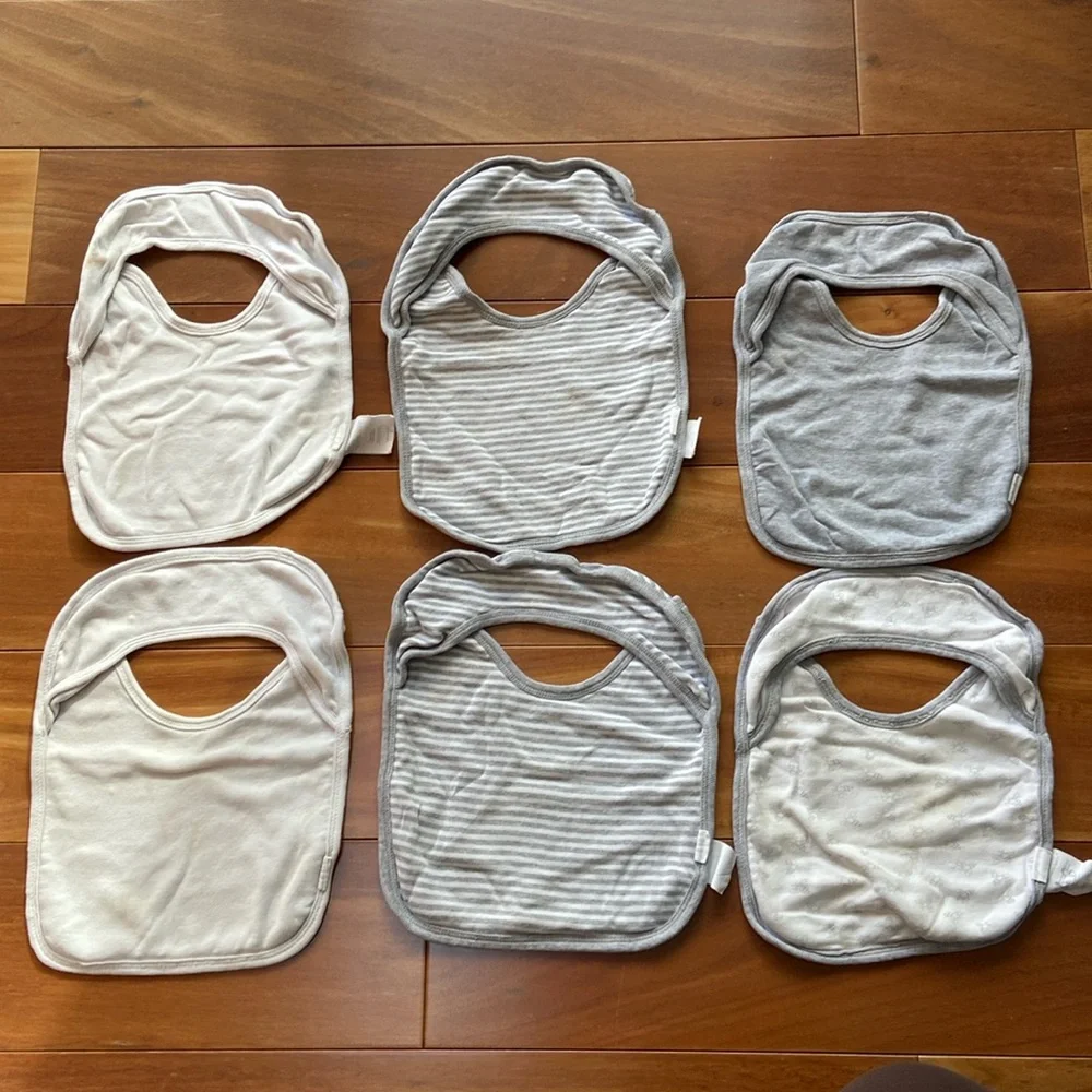 Burt’s Bees Bibs x6 (Lot 3)